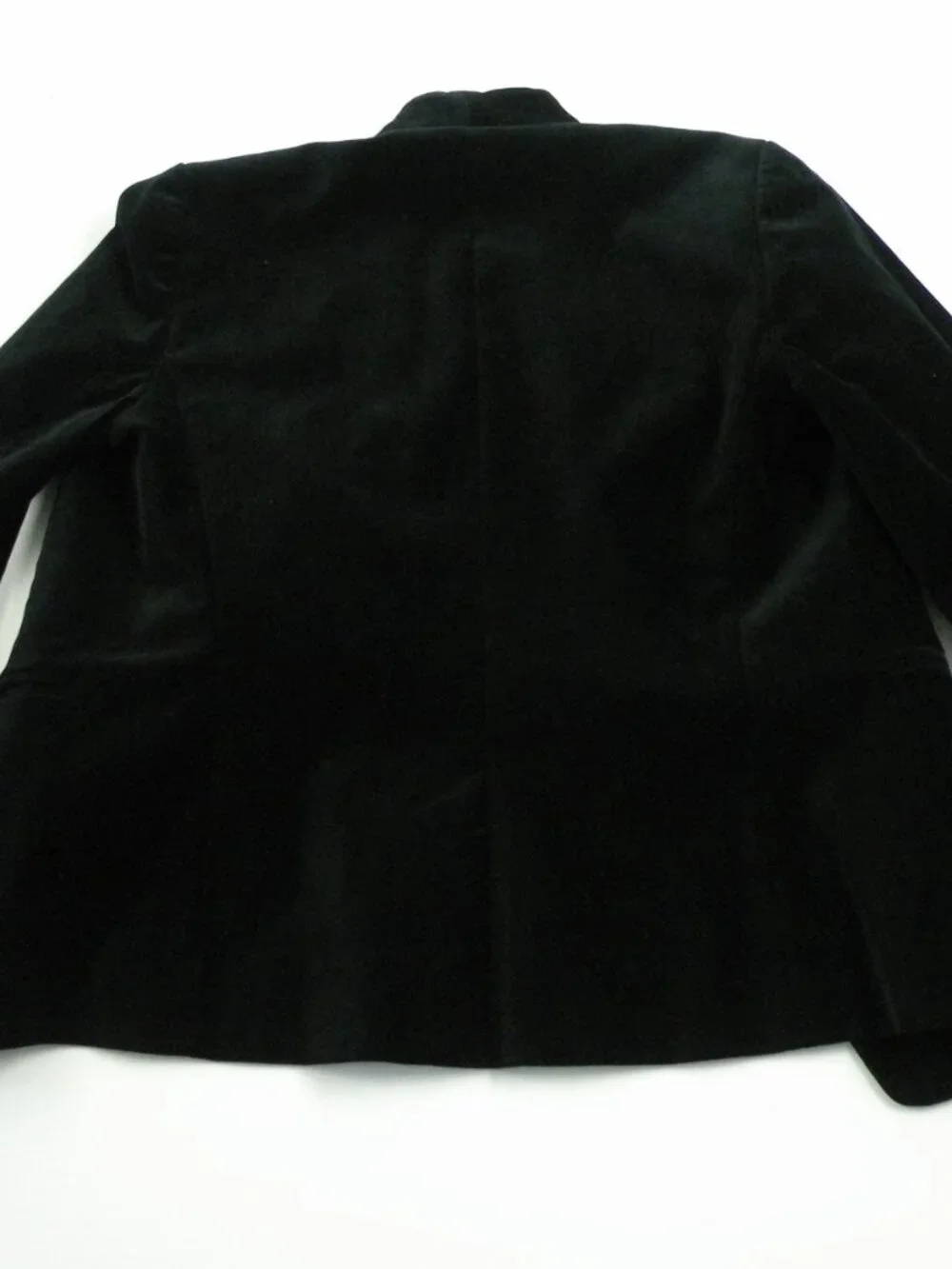 J. Crew 365 Going Out Blazer Stretch Velvet Black Size 2